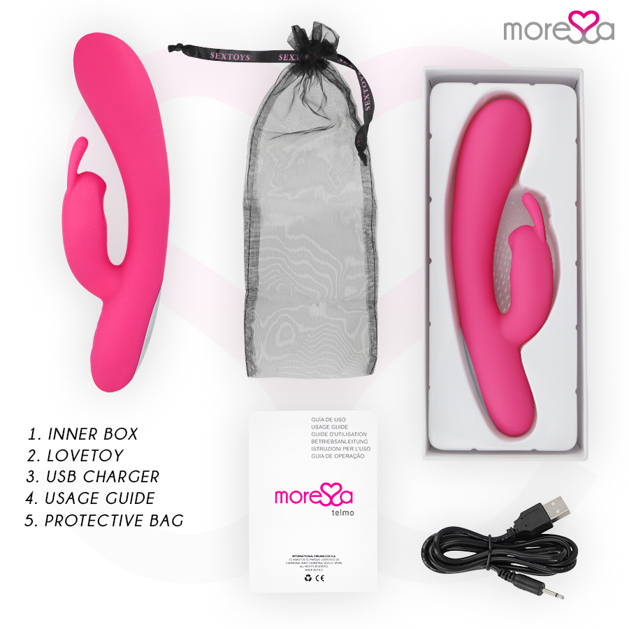 Moressa - Telmo Premium Silicone Rechargeable – Vibrator