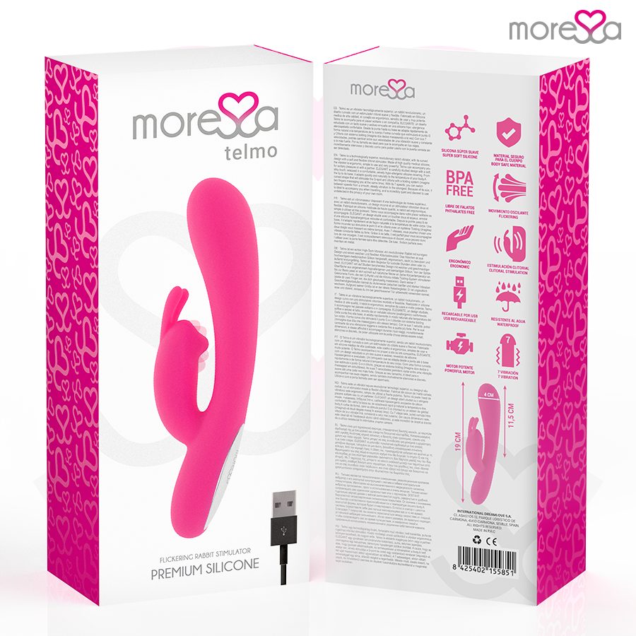 Moressa - Telmo Premium Silicone Rechargeable – Vibrator