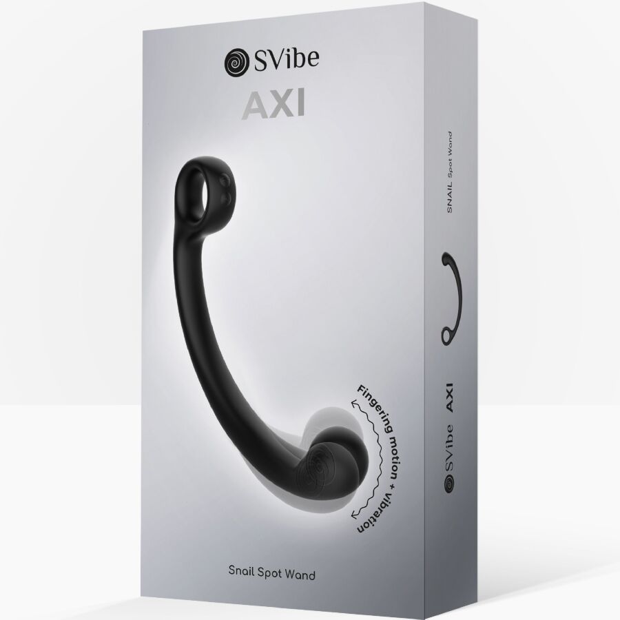 Snail Vibe - Axi Vibrating Massage Wand Black – Wand Vibrator