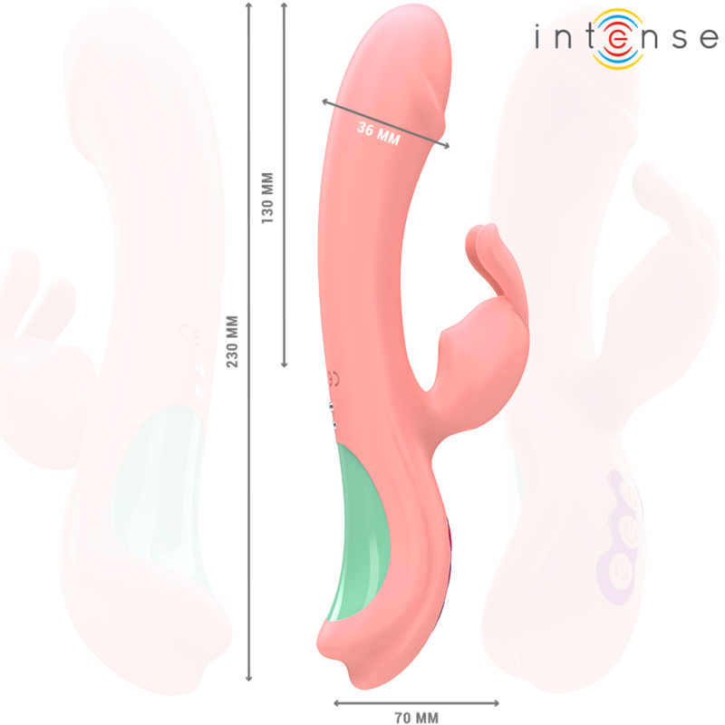 Intense - Rachel Rabbit Vibrator 5 Vibrations Pink – G Spot Rabbit Vibrator