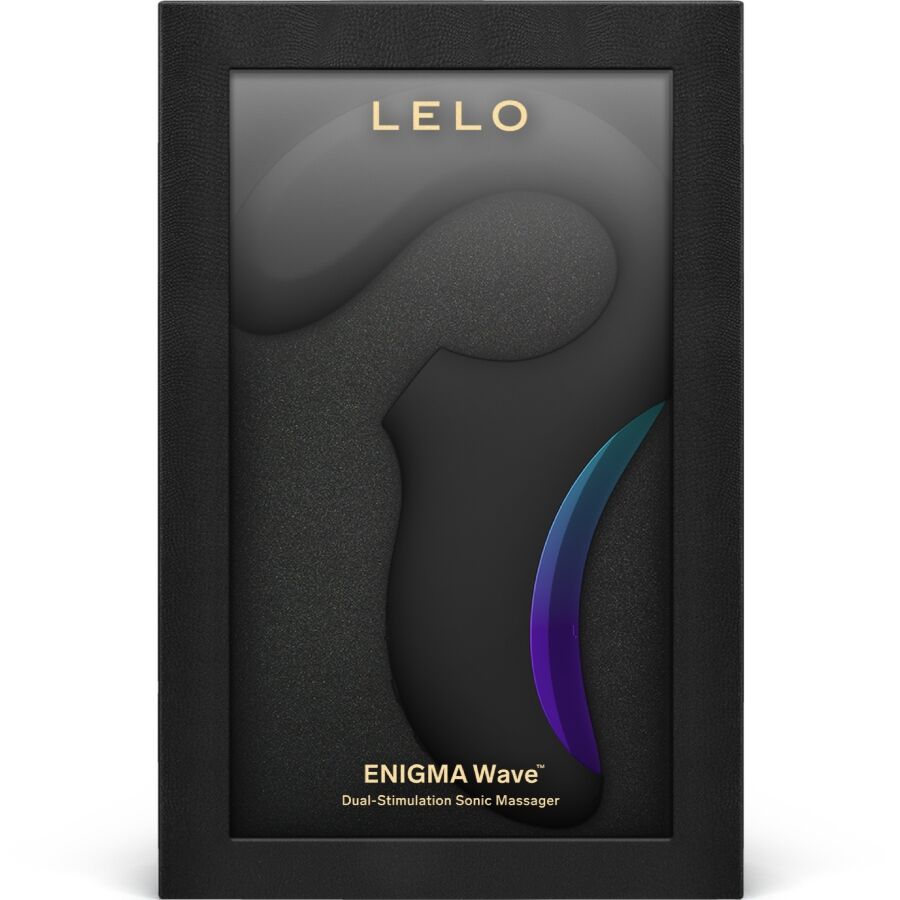LELO - Enigma Wave, Massajador de Vibração Tripla, Preto