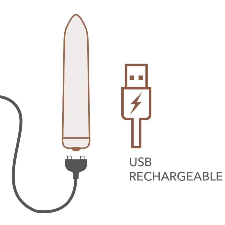 Rocks-Off - Rechargeable Vibrating Bullet Golden Rose – Bullet Vibrator