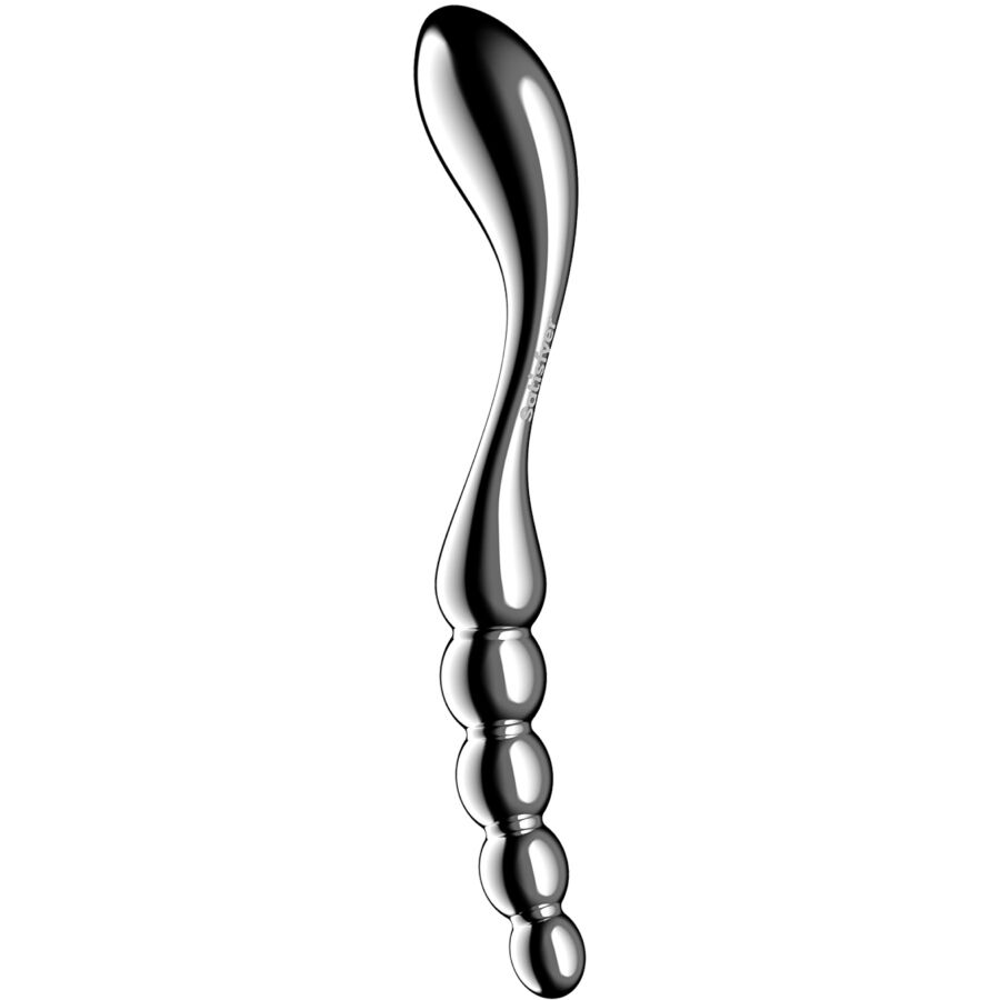 Satisfyer Star Force 1 Stainless Steel Double-Ended Dildo body