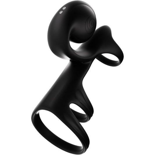 Snail Vibe - Jovi Arc Couple Ring Remote Control Black – Vibrator