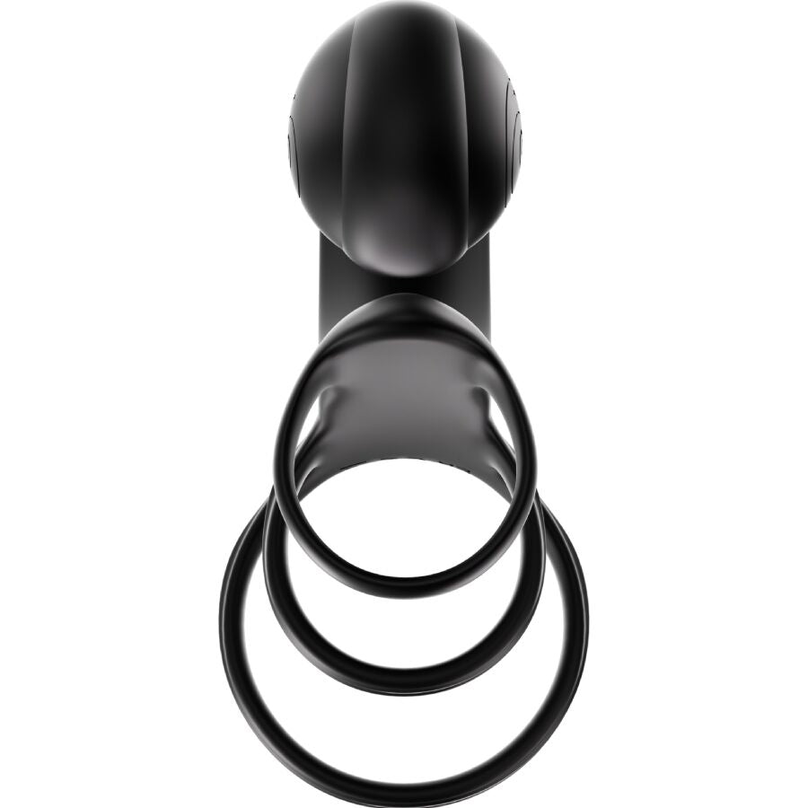 Snail Vibe - Jovi Arc Couple Ring Remote Control Black – Vibrator