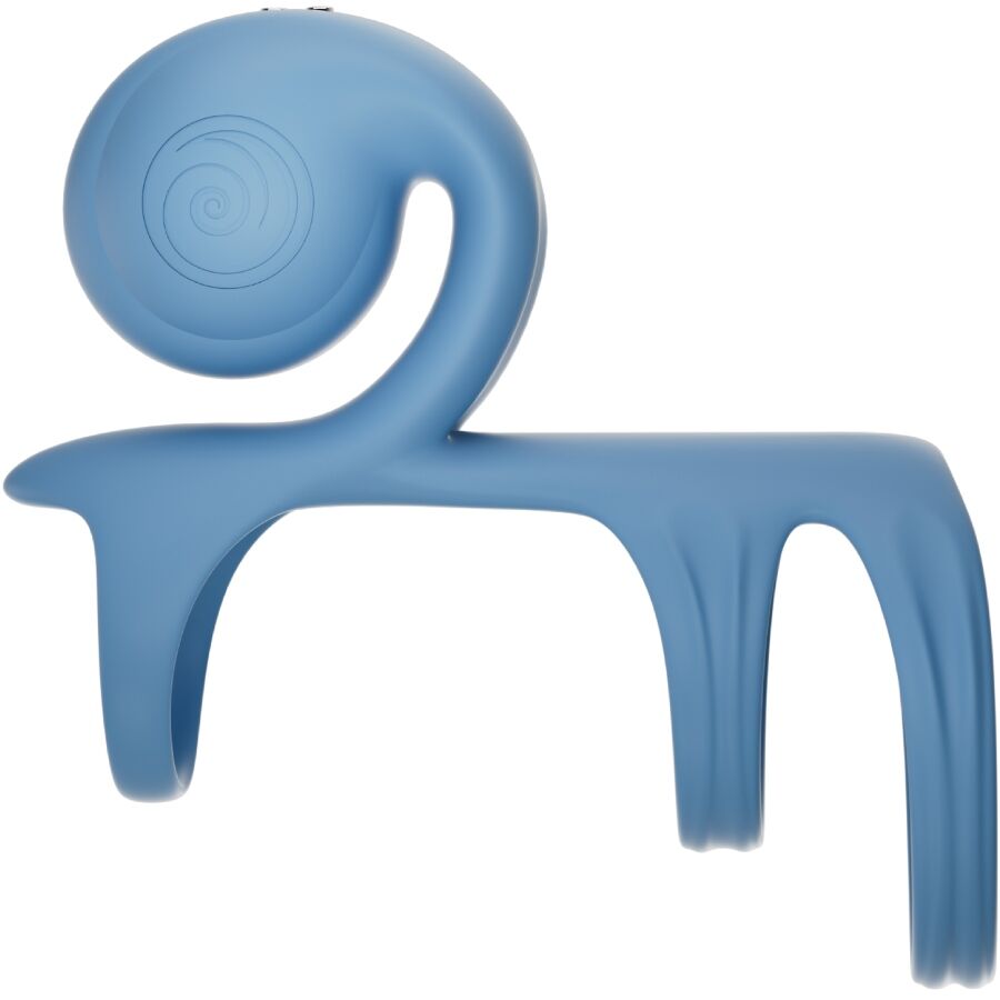Snail Vibe - Jovi Arc Couple Ring Remote Control Blue – Vibrator
