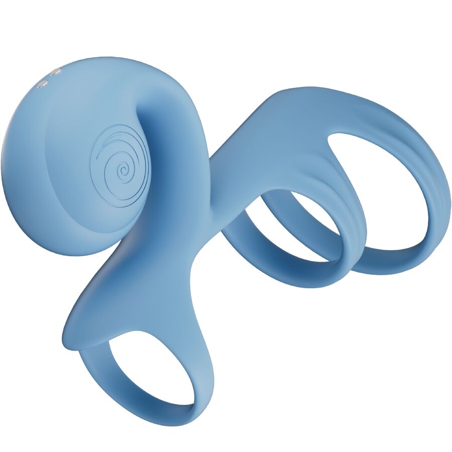 Snail Vibe - Jovi Arc Couple Ring Remote Control Blue – Vibrator