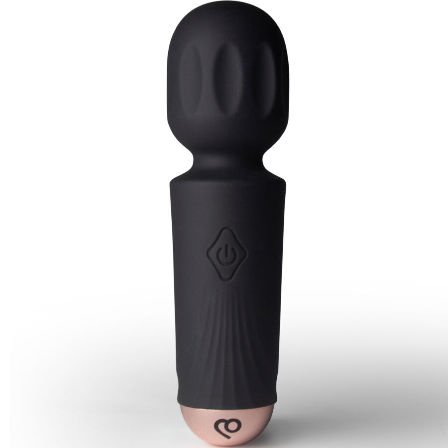 Rocks - Off - Mini Rechargeable Wand 16 Functions Black Tulip