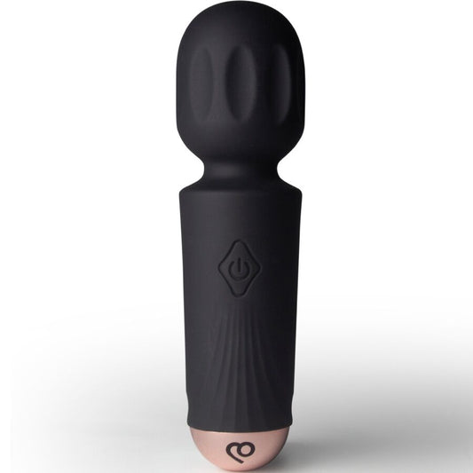 Rocks - Off - Mini Rechargeable Wand 16 Functions Black Tulip