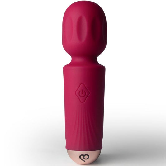 Rocks-Off - Mini Rechargeable Wand 16 Functions Azalea Red – Wand Vibrator