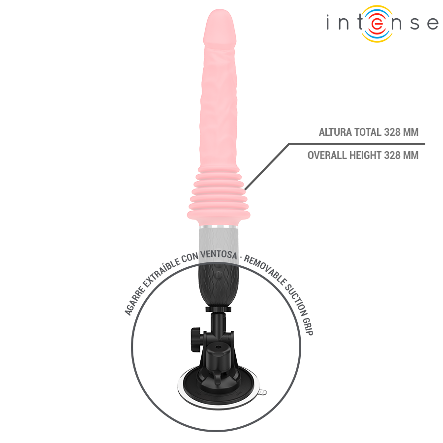 Intense - Cynthia Remote Control Thrusting Vibrator with Heat – Remote Control Vibrator