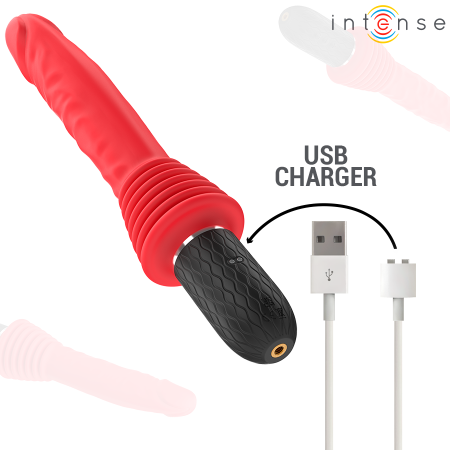 Intense - Cynthia Remote Control Thrusting Vibrator with Heat – Remote Control Vibrator