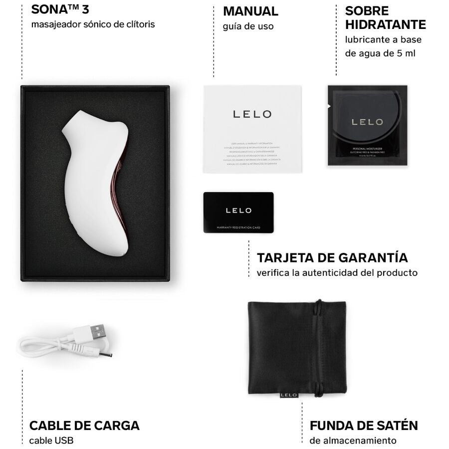 SONA 3 SONIC CLITORAL MASSAGER CREAM | LELO — Default