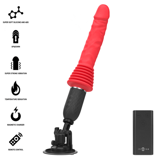 Intense - Cynthia Remote Control Thrusting Vibrator with Heat – Remote Control Vibrator