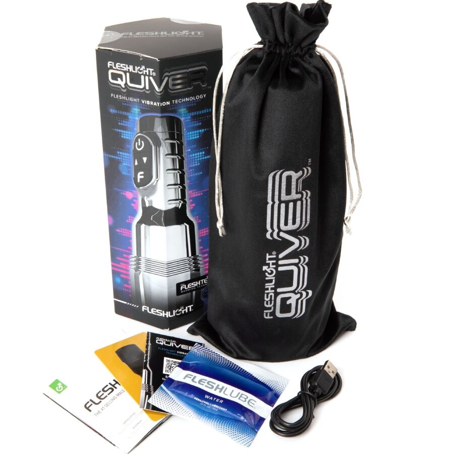 Fleshlight - Quiver Rechargeable Vibrating Masturbator Vagina – Male Masturbator