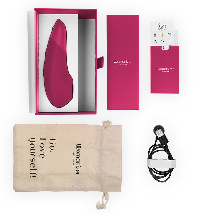 Womanizer - Enhance Clitorial Stimulator Vibrant Pink – Clitoral Vibrator