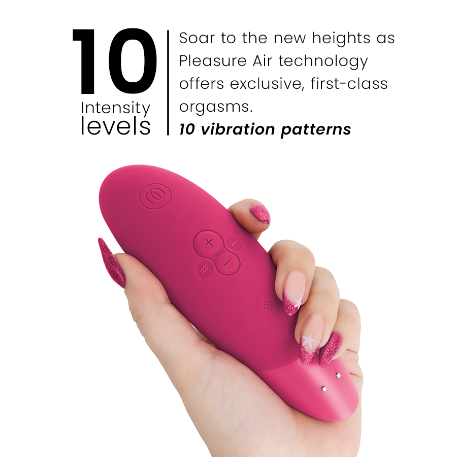 Womanizer - Enhance Clitorial Stimulator Vibrant Pink – Clitoral Vibrator