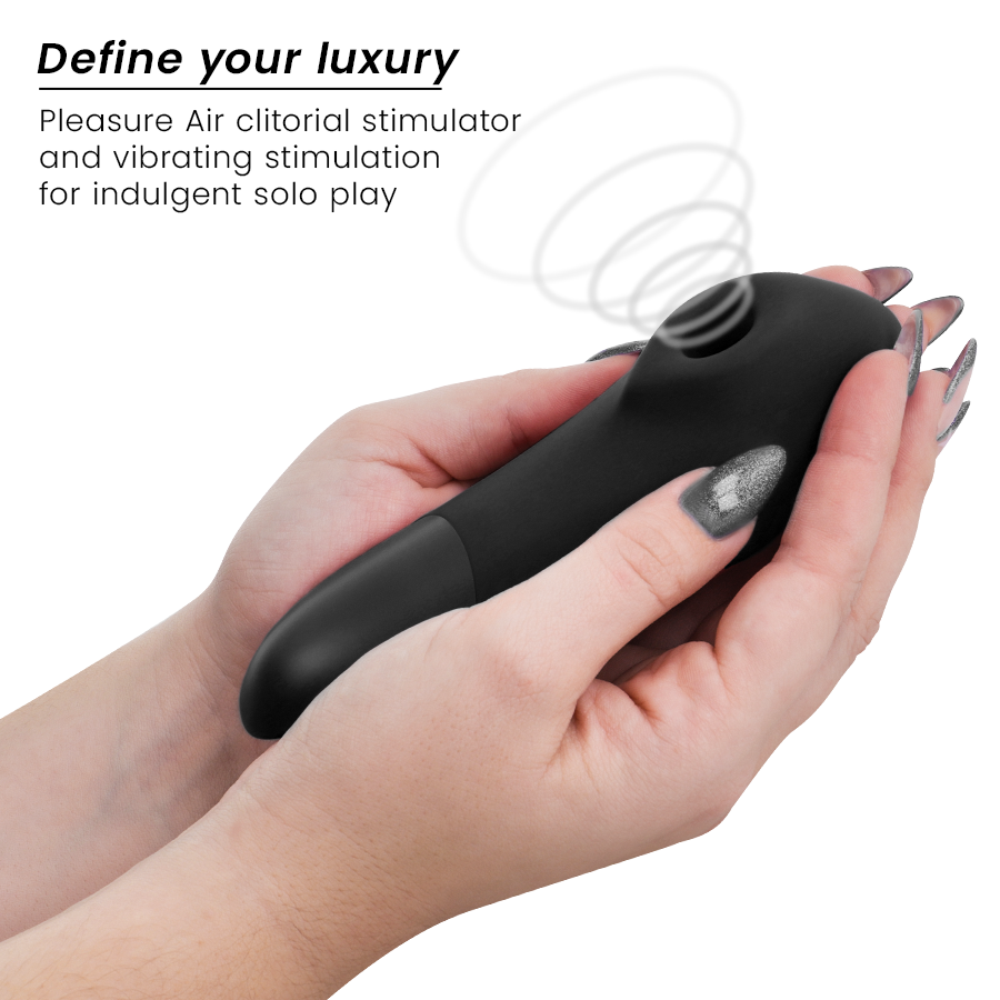 Womanizer - Enhance Clitorial Stimulator Black – Clitoral Vibrator