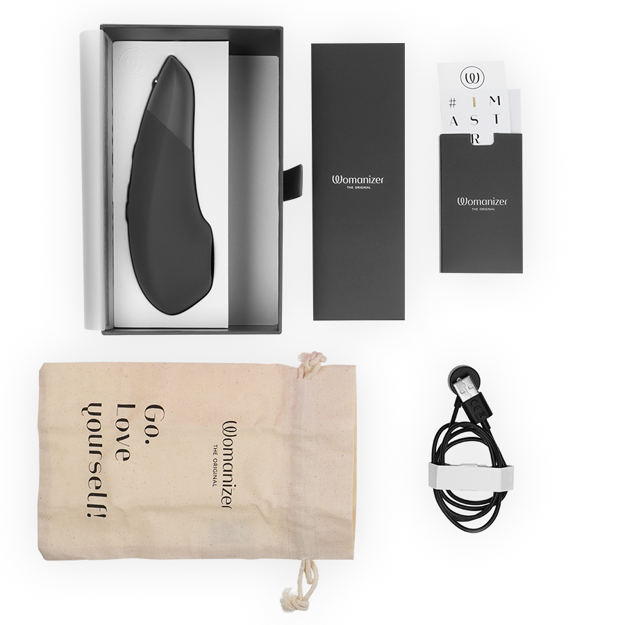 Womanizer - Enhance Clitorial Stimulator Black – Clitoral Vibrator