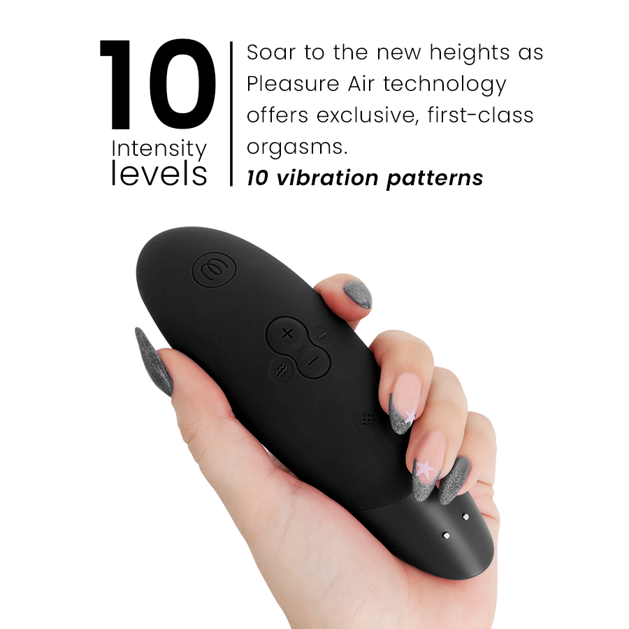 Womanizer - Enhance Clitorial Stimulator Black – Clitoral Vibrator