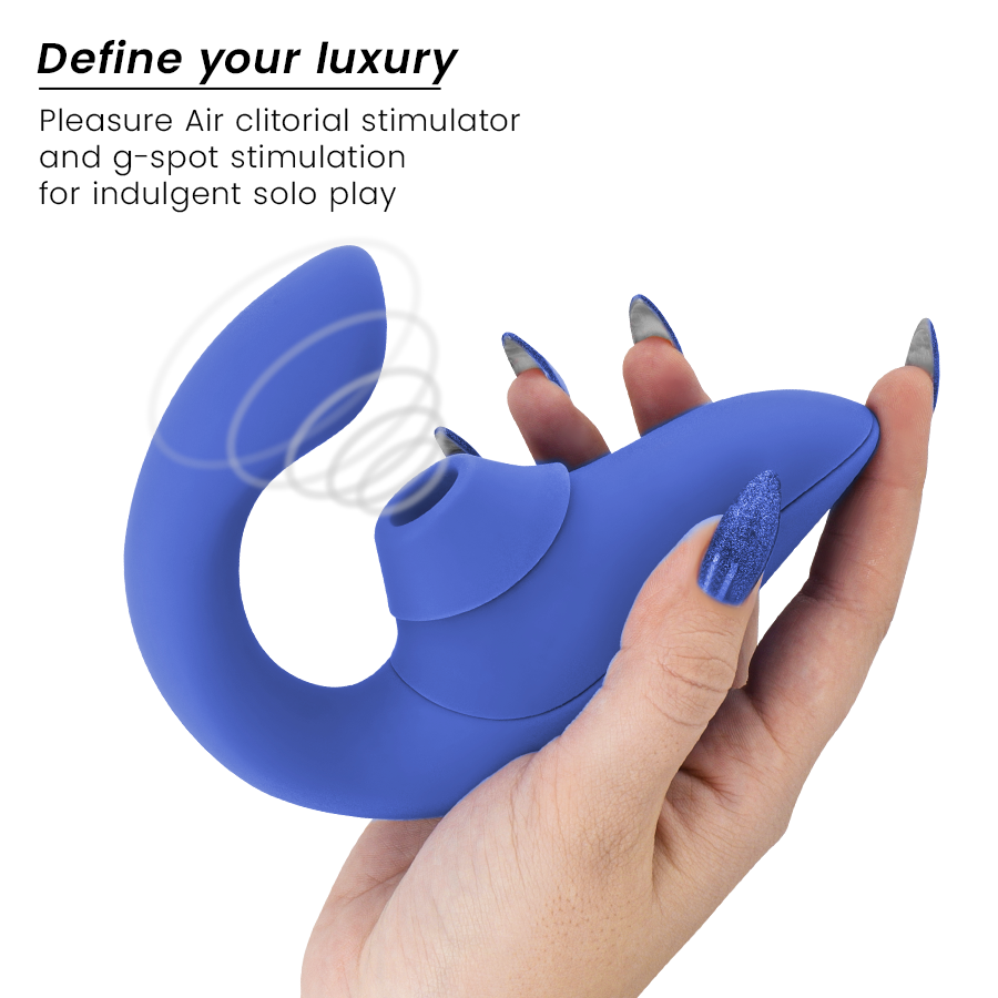 Womanizer - Blend Rabbit Vibrator Stimulator Vibrant Blue – G Spot Rabbit Vibrator