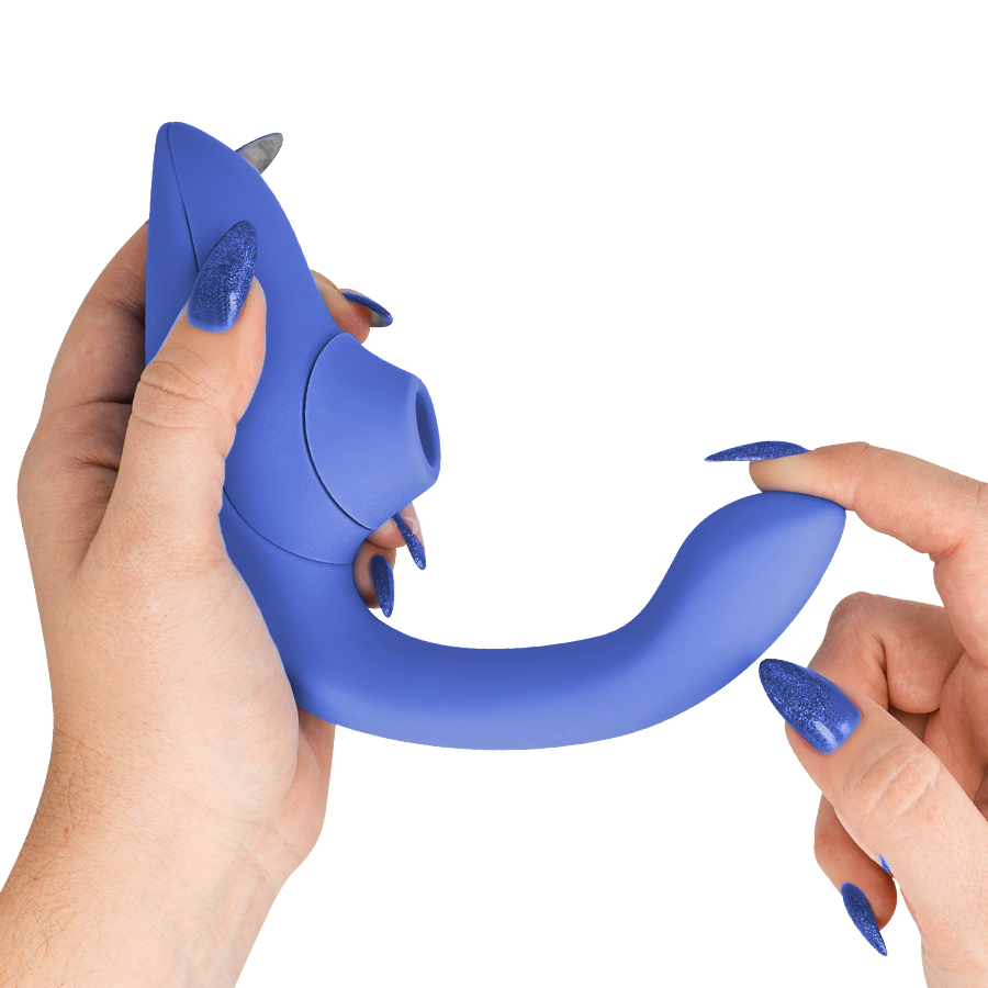 Womanizer - Blend Rabbit Vibrator Stimulator Vibrant Blue – G Spot Rabbit Vibrator
