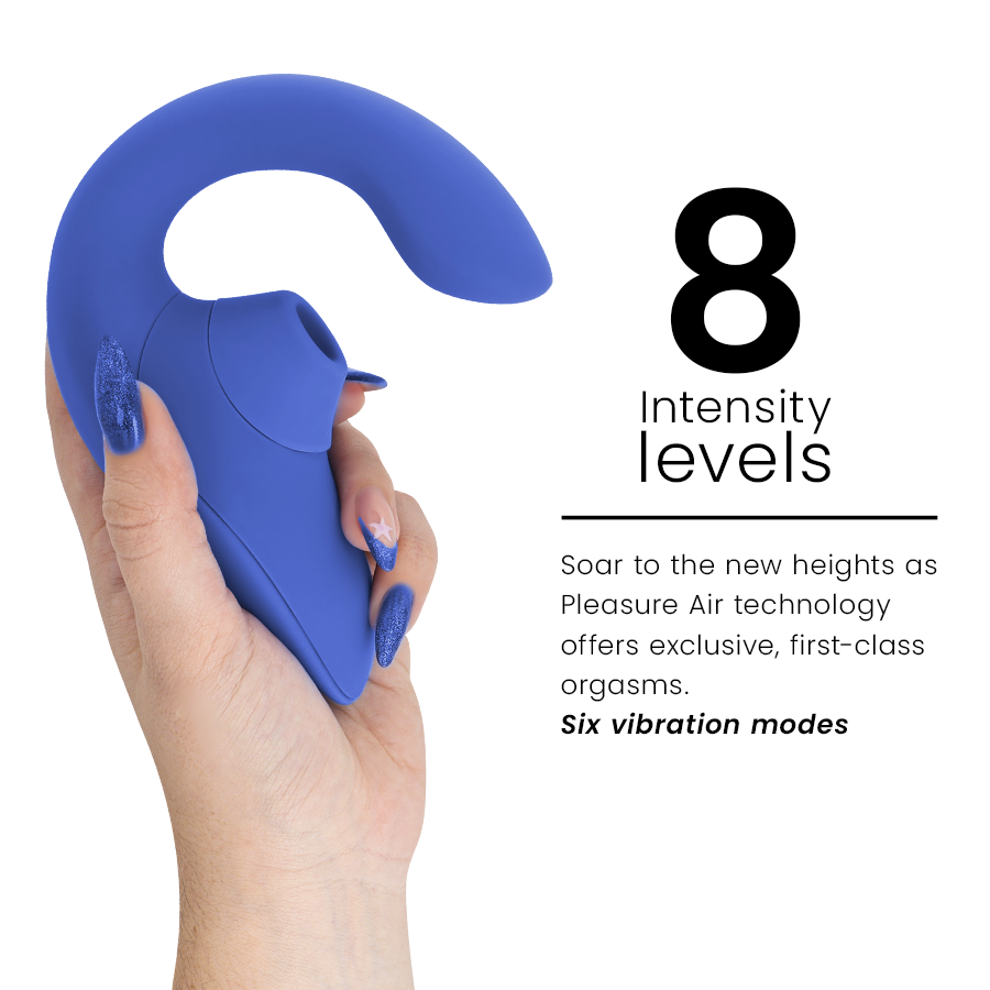 Womanizer - Blend Rabbit Vibrator Stimulator Vibrant Blue – G Spot Rabbit Vibrator