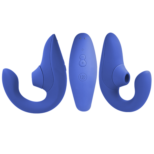 Womanizer - Blend Rabbit Vibrator Stimulator Vibrant Blue – G Spot Rabbit Vibrator