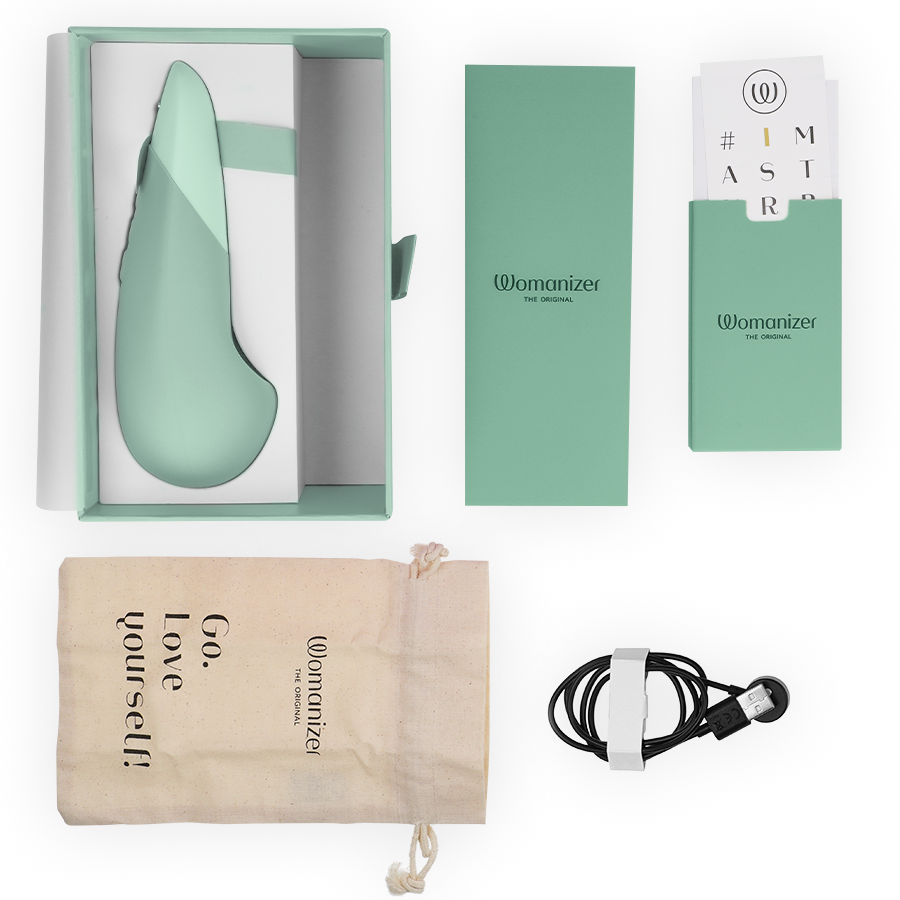 Womanizer - Vibe Lay-on Silent Vibrator Sage – Clitoral Vibrator
