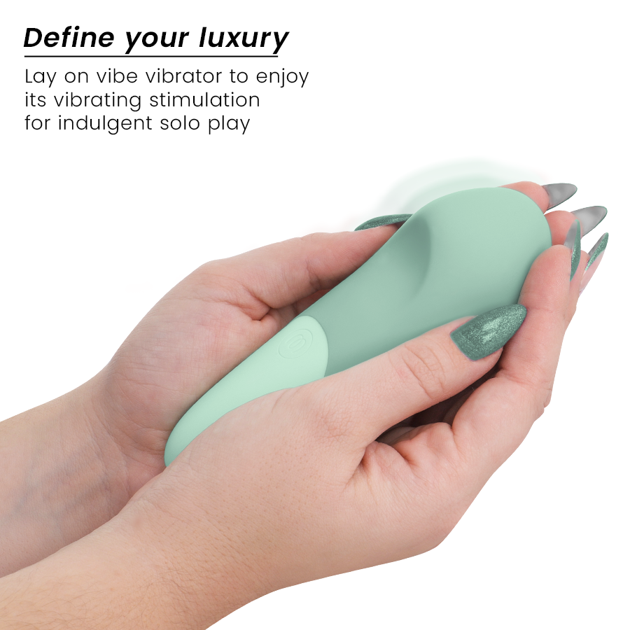 Womanizer - Vibe Lay-on Silent Vibrator Sage – Clitoral Vibrator