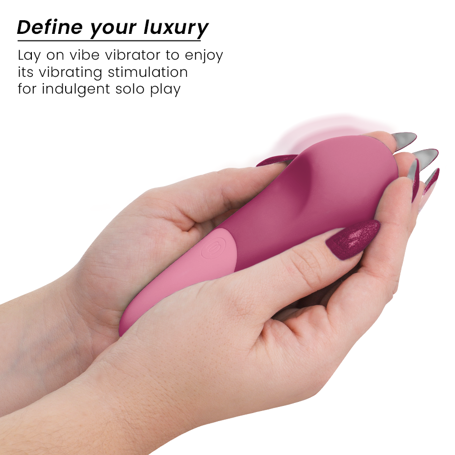 Womanizer - Vibe Lay-on Silent Vibrator Dusky Pink – Clitoral Vibrator