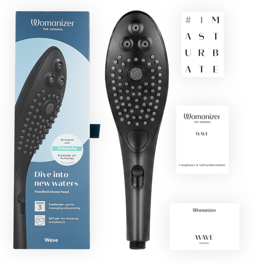 Womanizer - Wave Shower Head - Black