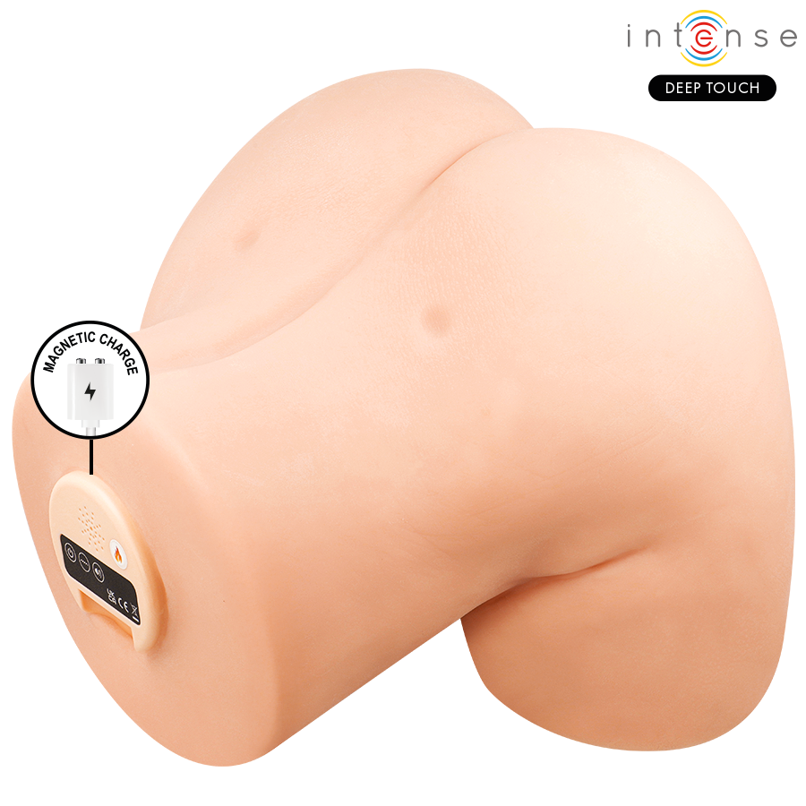 Intense Deep Touch - Julia Vaginal Masturbator with Suction, Heat, Vibration and Voice Effects with Remote Control 9 kg