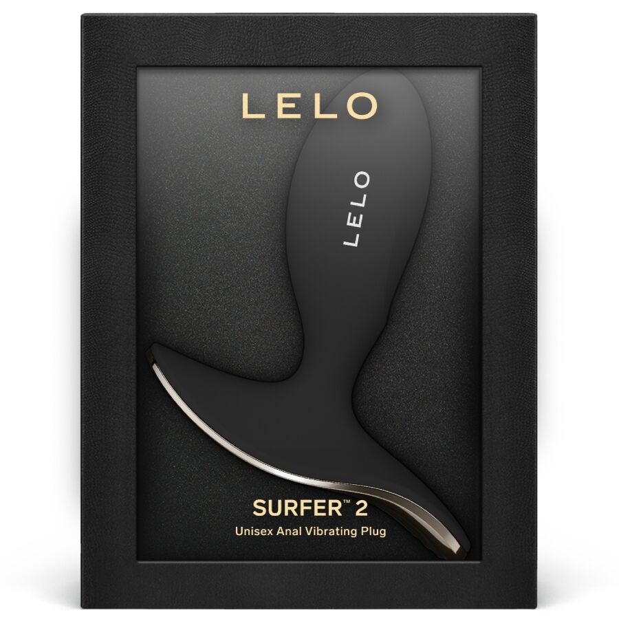 Lelo - Surfer 2 Unisex Anal Vibrating Plug Black – Vibrator
