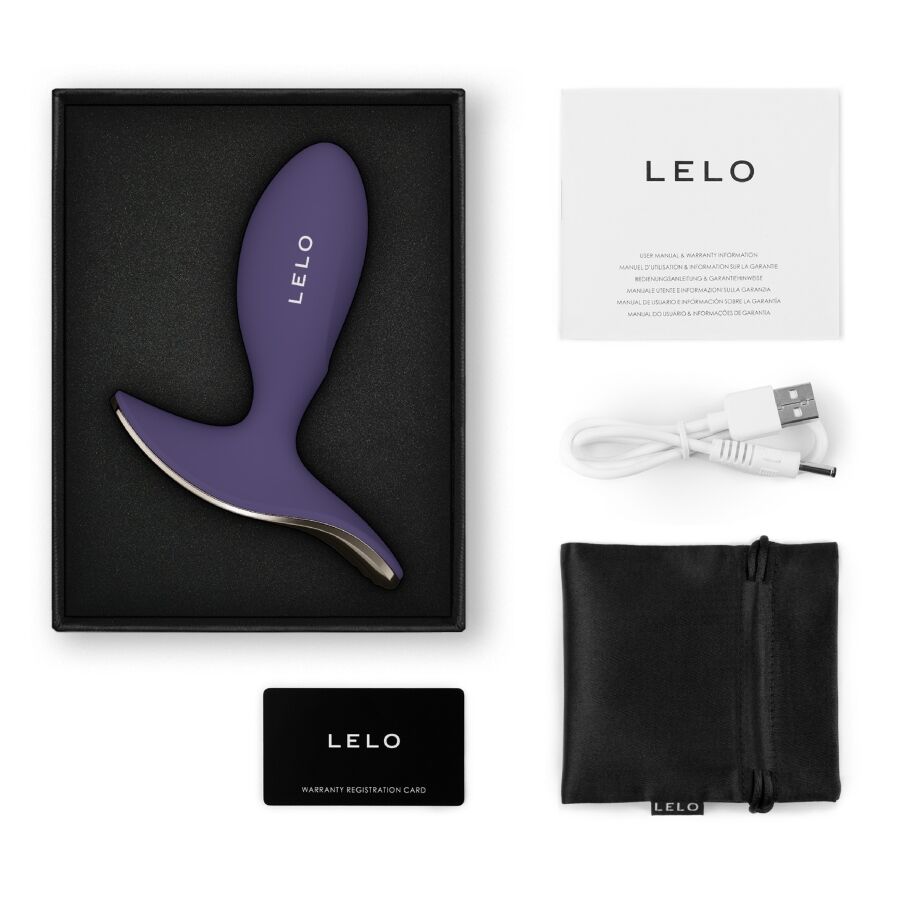 Lelo - Surfer 2 Unisex Anal Vibrating Plug Cyber Purple – Vibrator