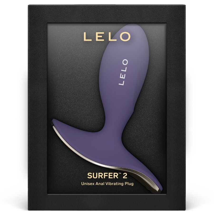 Lelo - Surfer 2 Unisex Anal Vibrating Plug Cyber Purple – Vibrator