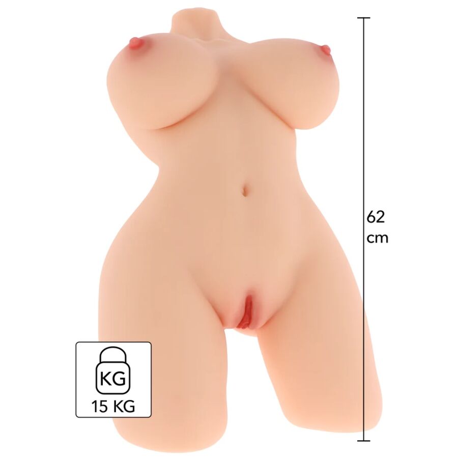 Hidden Desire - Big College Fuck Slut Female Masturbator Torso 15 kg – Realistic Male Masturbator