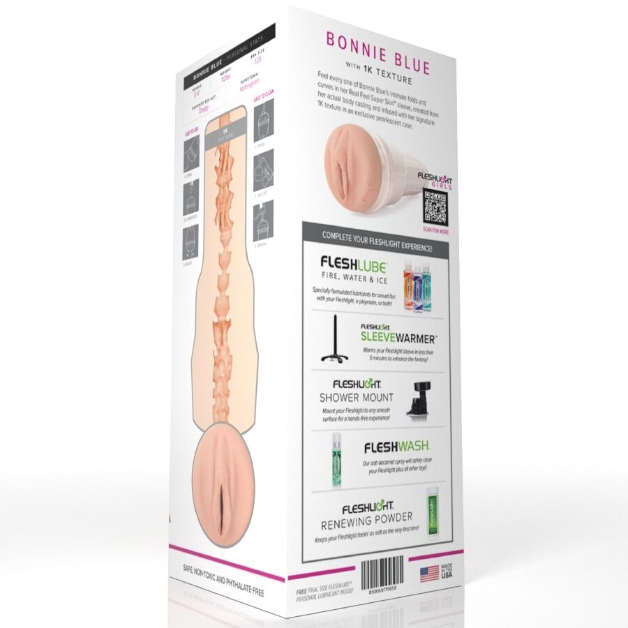 Fleshlight Girls - Bonnie Blue with 1K Texture Vagina – Male Masturbator