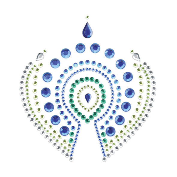 Bijoux - Indiscrets Flamboyant Blue&Green – Lingerie Set