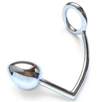 Metal Hard - Ring with Anal Hook 50 mm