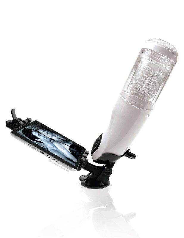 Extreme Toyz - Pdx Mega Bator USB Male Masturbator Vagina White – Rechargeable Male Masturbator