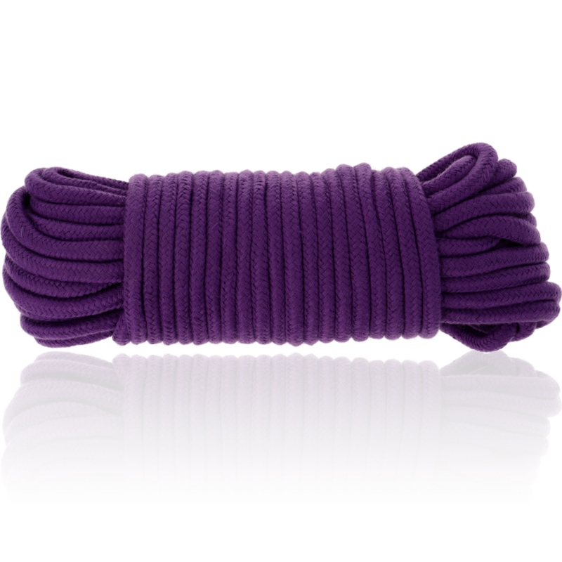 Darkness - Cotton Bondage Rope 20 Meters Lilac – Shibari Bondage Rope