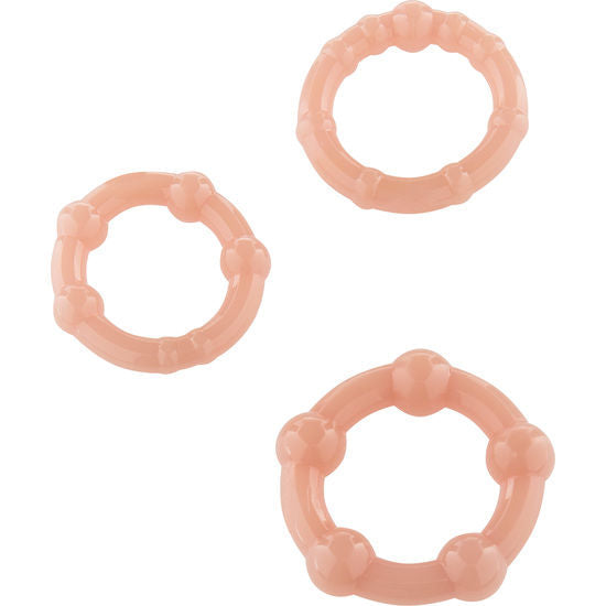 Seven Creations - Set of Three Penis Rings Skin