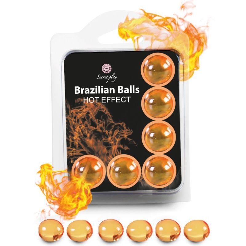 Secretplay Set 6 Brazilian Balls Heat Effect | Secret Play