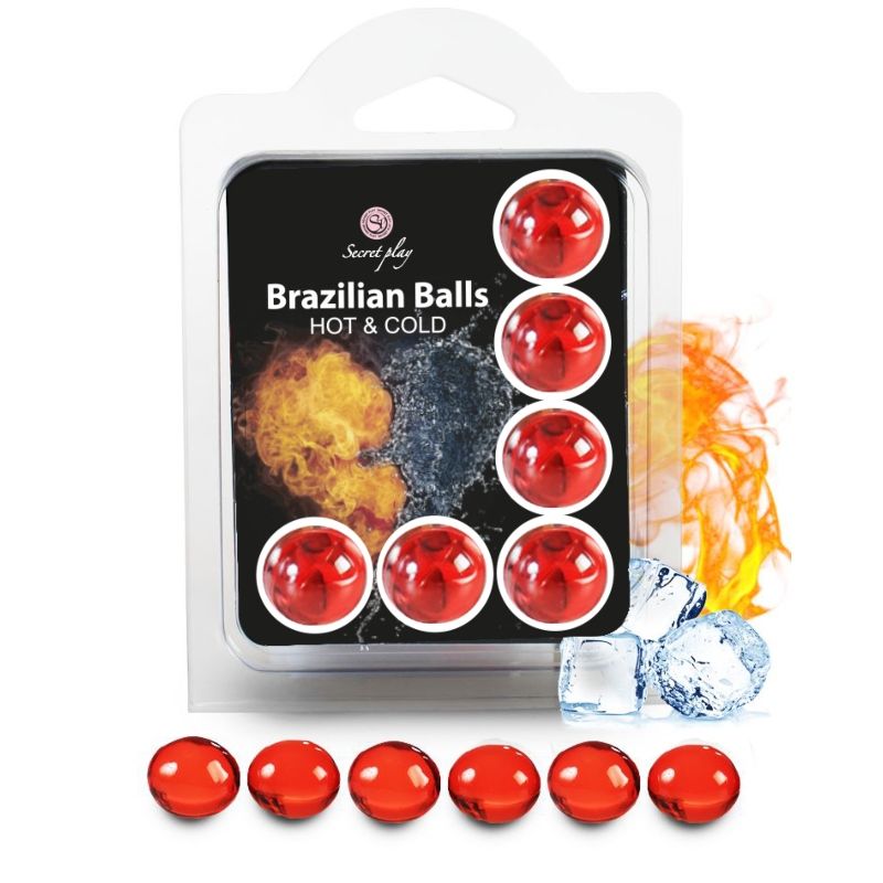Secretplay Set 6 Brazilian Balls Hot and Cold Effect | Secret Play