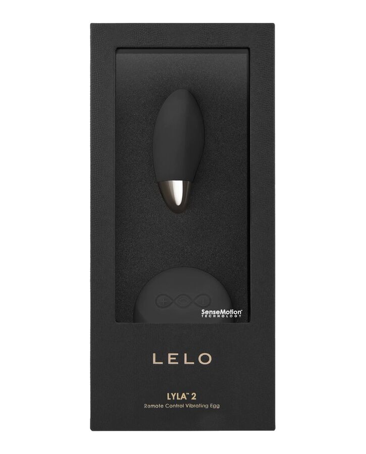 Lelo - Lyla 2 Insignia Design Edition Black Massager Egg – Clitoral Vibrator