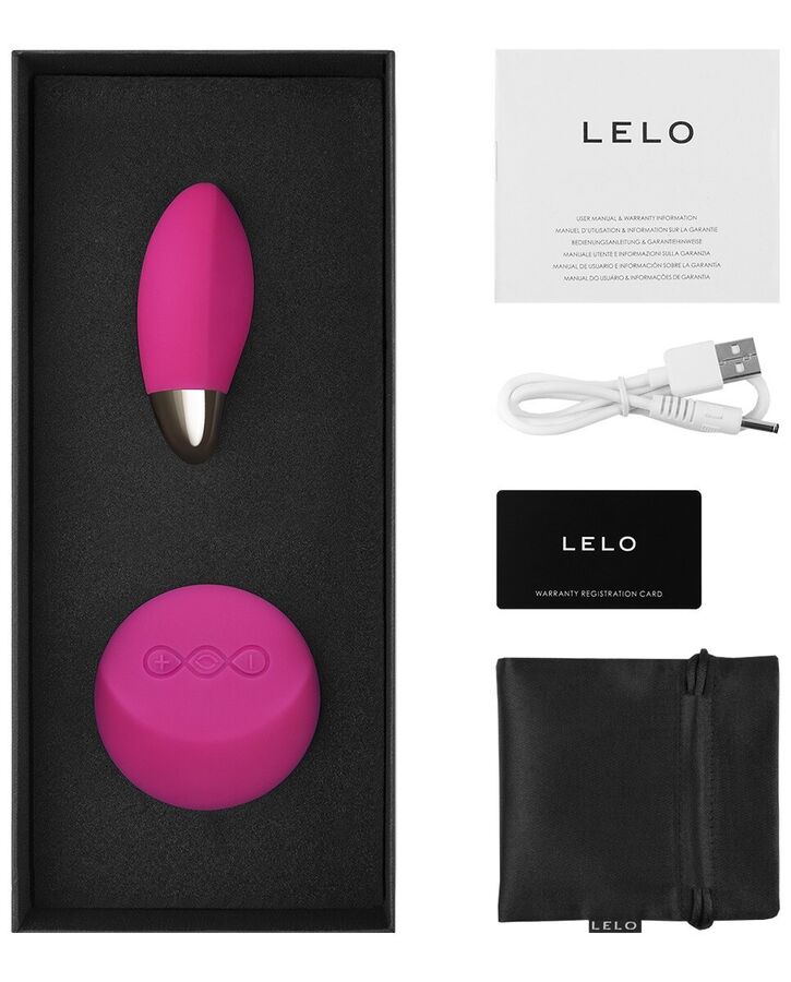 Lelo - Lyla 2 Insignia Design Edition Fuchsia Massager Egg – Clitoral Vibrator
