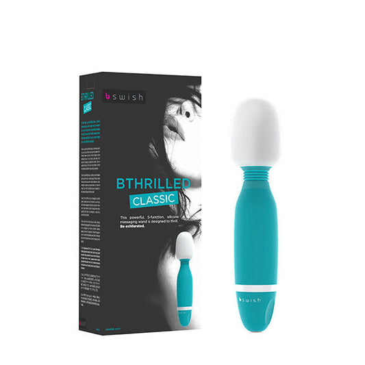 B Swish - bThrilled Classic Wand Vibrator Jade – Mini Wand Vibrator