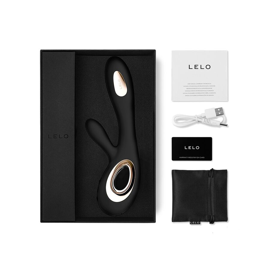 Lelo - Soraya Wave Vibrator Rabbit Black – Rabbit Vibrator