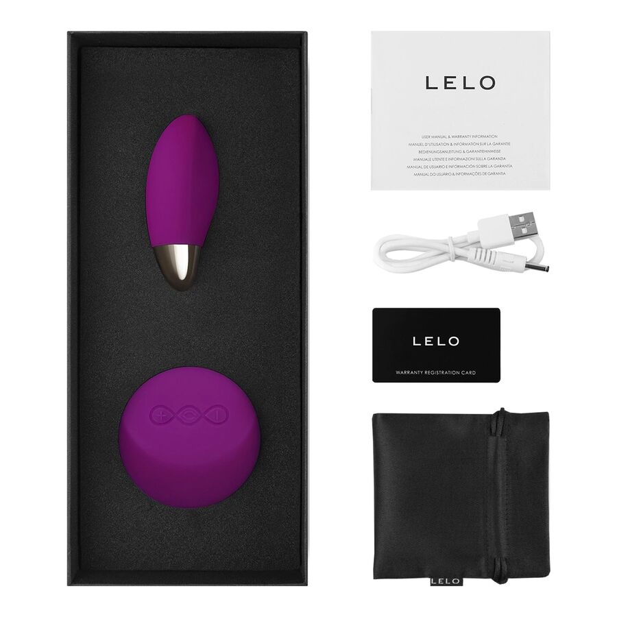 Lelo - Lyla 2 Insignia Design Edition Purple Massager Egg – Clitoral Vibrator